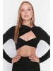 trendyol Top in Schwarz