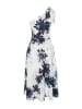 trendyol Kleid in Weiß/ Dunkelblau