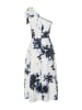 trendyol Jurk wit/donkerblauw