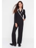 trendyol Jumpsuit in Schwarz/ Weiß