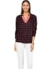 Heine Bluse in Schwarz/ Pink