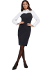 Heine Kleid in Schwarz/ Weiß