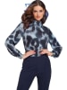 Heine Bluse in Blau/ Schwarz