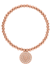 PURELEI Rosévergold. Armband "Shining Coin" mit Schmuckelement