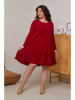 Curvy Lady Kleid in Rot