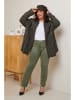 Curvy Lady Übergangsjacke in Khaki