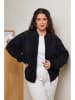 Curvy Lady Blouson in Schwarz