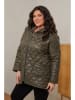 Curvy Lady Steppjacke in Khaki