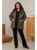 Curvy Lady Steppjacke in Khaki