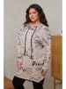 Curvy Lady Hoodiejurk beige