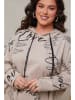 Curvy Lady Hoodiejurk beige