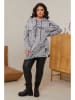 Curvy Lady Hoodiekleid in Grau