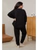 Curvy Lady 2tlg. Outfit in Schwarz