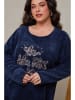 Curvy Lady Pullover in Dunkelblau