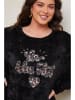 Curvy Lady Pullover in Schwarz