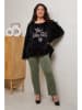 Curvy Lady Pullover in Schwarz