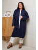Curvy Lady Tussenmantel donkerblauw