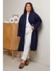Curvy Lady Tussenmantel donkerblauw