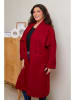 Curvy Lady Tussenmantel rood