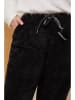 Curvy Lady Sweathose in Schwarz