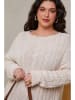 Curvy Lady Gebreide jurk beige