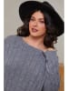 Curvy Lady Strickkleid in Grau