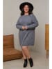 Curvy Lady Gebreide jurk grijs