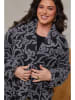 Curvy Lady Tussenmantel zwart/grijs