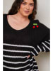 Curvy Lady Sweter w kolorze czarnym