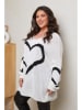 Curvy Lady Pullover in Weiß