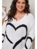 Curvy Lady Pullover in Weiß