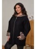 Curvy Lady Übergangsjacke in Schwarz