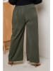 Curvy Lady Spodnie sztruksowe w kolorze khaki