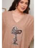 Curvy Lady Longsleeve lichtbruin