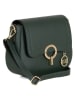 Mia Tomazzi Leder-Umhängetasche "Carracci" in Dunkelgrün - (B)23 x (H)18 x (T)7 cm
