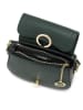 Mia Tomazzi Leder-Umhängetasche "Carracci" in Dunkelgrün - (B)23 x (H)18 x (T)7 cm