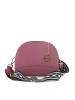 Mia Tomazzi Leder-Umhängetasche "Cassala" in Altrosa - (B)23 x (H)19 x (T)9 cm