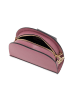Mia Tomazzi Leder-Umhängetasche "Cassala" in Altrosa - (B)23 x (H)19 x (T)9 cm