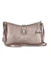 Mia Tomazzi Leren schoudertas "Marengo" goudkleurig - (B)23 x (H)13 x (D)7 cm