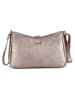 Mia Tomazzi Leder-Umhängetasche "Marengo" in Gold - (B)23 x (H)13 x (T)7 cm