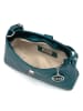 Mia Tomazzi Leder-Umhängetasche "Marengo" in Blau - (B)23 x (H)13 x (T)7 cm