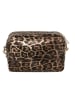 Mia Tomazzi Leren schoudertas "Caltanissetta" lichtbruin - (B)22 x (H)15 x (D)10 cm