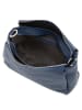 Mia Tomazzi Skórzana torebka "Melfi" w kolorze granatowym - 26 x 19 x 9 cm