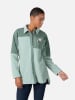 KARI TRAA Fleecehemdjacke "Rothe" in Grün