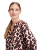 CARTOON Bluse in Orange/ Lila/ Braun