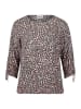 CARTOON Bluse in Schwarz/ Beige