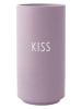 Design Letters Vase "Kiss" in Lila - (H)11 x Ø 5,5 cm