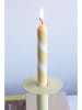 Design Letters 2-in-1 Kerzenhalter "Trumpet" in Gelb - (H)24 x Ø 12,5 cm