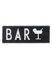 Design Letters Deurbordje "The sign" zwart/wit - (B)21 x (H)7,6 cm