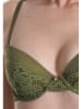 Sassa Biustonosz push-up w kolorze khaki